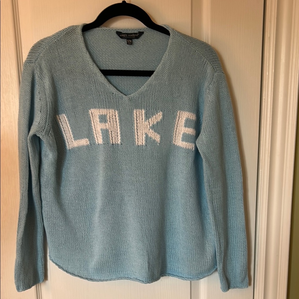 Simply Southern Blue V-Neck Sweater